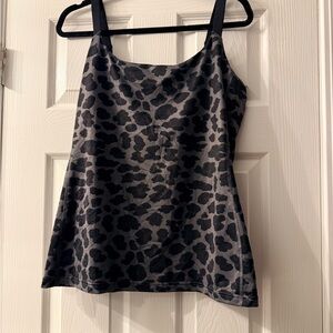 Lululemon Leopard Print Tank Top – Built-In Bra –